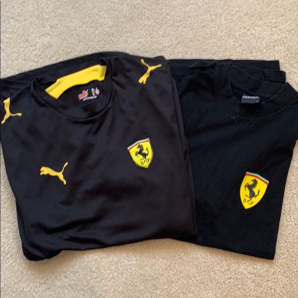 Set of 2 Ferrari T-Shirts